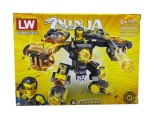 Set constructie Ninja galbenn NO.1011