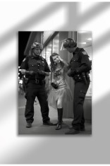 rebel_21|Vintage Photography Poster, Feminist Street Style, Black &amp; White Canvas, Rebel Muse 2025 | A3 (29.7 x 42 cm) - rebel_21