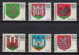 Cehoslovacia 1971 - Steme Municipale, serie neuzata