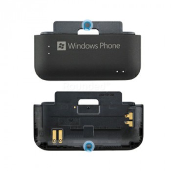 Capac baterie HTC Titan X310e, capac inferior piesa de schimb neagra BATTC foto