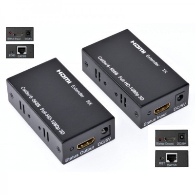 Extender HDMI 60m prin Utp/Ftp Cat 5E/6 568B-60 2C016 XXM foto