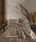 Lenjerie de pat din bumbac 100%, Clasy, pentru pat dublu, model Leo