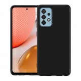 HUSA CAPAC SILICON, MICROFIBRA, SAMSUNG A546 GALAXY A54, NEGRU BLISTER