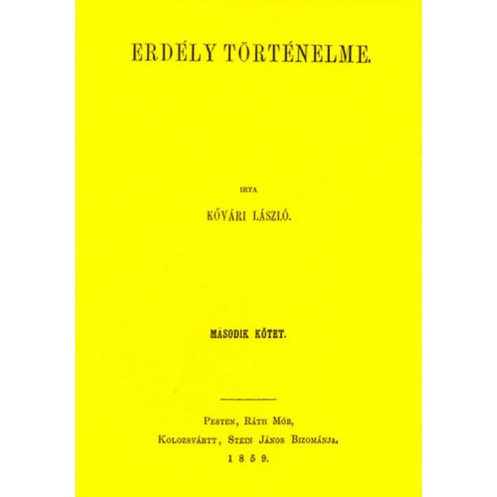 Erd&eacute;ly t&ouml;rt&eacute;nelme II. - Kőv&aacute;ri L&aacute;szl&oacute;