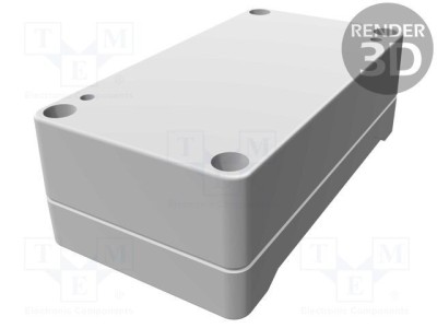 Carcasă universală HAMMOND 1555 policarbonat gri 65x120x40 mm foto