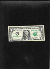 Statele Unite ale Americii USA 1 dollar 2006 New York B seria69009741 uzata foto
