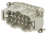 Conector HDC HE 10P 16A, TE Connectivity