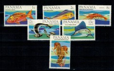 Panama 1965 - fauna marina, serie neuzata foto