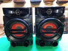 Set 2 boxe audio 2 cai LG CMS4340F rated power 110w Max power 220w 4Ohm