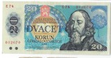 Bancnota 20 korun 1988 - Cehoslovacia