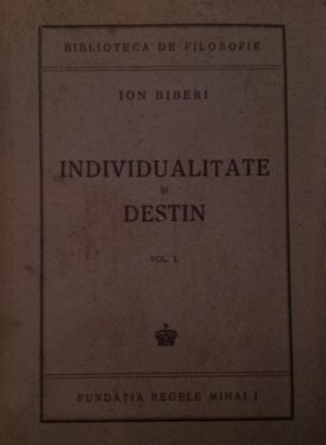 INDIVIDUALITATE SI DESTIN foto
