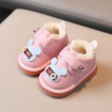 Pantofi roz imblaniti - Mouse (Marime Disponibila: 3-6 luni (Marimea 18