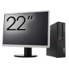 Pachet Calculator Second Hand Lenovo M710 SFF, Intel Core i5-6500 3.20GHz, 8GB DDR4, 512GB SSD + Monitor 22&amp;quot; NewTechnology Media