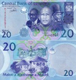 Bancnota Lesotho 20 Maloti 2019 UNC Africa