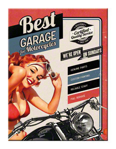 Magnet - Best Garage Red foto
