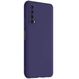 Husa Liquid soft touch compatibila cu Huawei P smart 2021, Dark Purple, ALC, ALC MOBILE