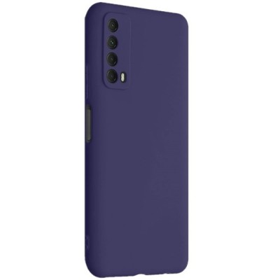 Husa Liquid soft touch compatibila cu Huawei P smart 2021, Dark Purple, ALC foto