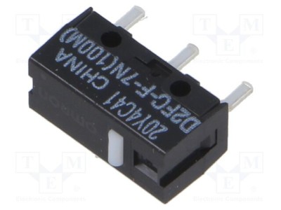 Micro&amp;icirc;ntrerupător SNAP ACTION OMRON D2FC 0,001A 6VDC fără manetă PCB Alb foto