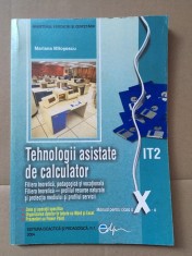 Tehnologii asistate de calculator/ Mariana Milosescu/2004 foto