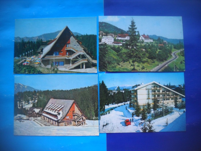 HOPCT LOT 2250 PREDEAL -JUD BRASOV-4 CARTI POSTALE-CIRCULATE