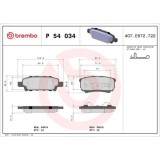 Placute frana Chrysler 200 Cabriolet 01.10-, 200 Sedan 01.10-, Sebring (Js) 09.06-12.10, Sebring Cabriolet (Js) 05.07-12.10; Dodge Avenger Saloon 06., BREMBO