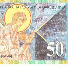 M1 - Bancnota foarte veche - Macedonia - 50 dinari - 2001