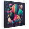 Tablou baloane variate multicolore, multicolor 1629 Tablou canvas pe panza CU RAMA 30x30 cm