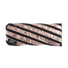 Penar cu fermoar, ZIPIT Metallic - bronz foto
