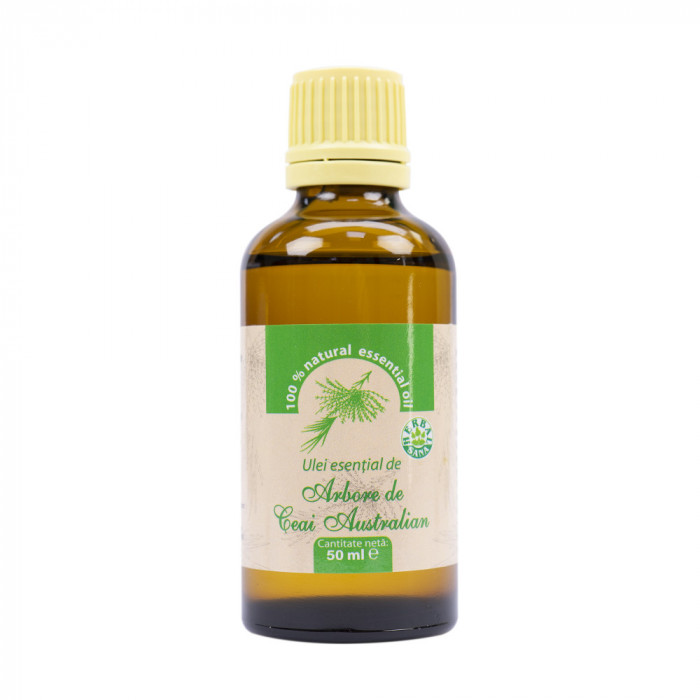 Ulei esen&Aring;&pound;ial de Tea Tree (Arbore de Ceai Australian , Melaleuca alternifolia) 50 ml