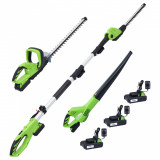 Set unelte electrice fara fir, 3 piese, cu &icirc;ncarcatoare&amp;baterii GartenMobel Dekor