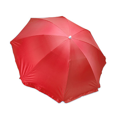Umbrela de plaja promotionala, Roly, Poliester, 155 cm - Rosu foto