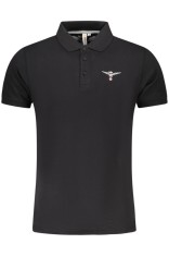 Esercito Tricou polo barbati, din bumbac, cu mini logo, Regular fit, Negru, M