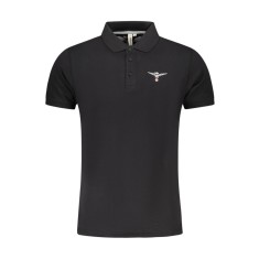 Esercito Tricou polo barbati, din bumbac, cu mini logo, Regular fit, Negru, M