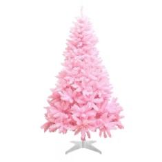 Brad Artificial Roz 180 cm &ndash; diametru 118 cm, 11 niveluri, 69 ramuri, 333 ace &ndash; Aspect decorativ bogat