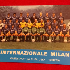 Foto echipa fotbal - INTERNAZIONALE MILANO (sezonul 1988/1989)