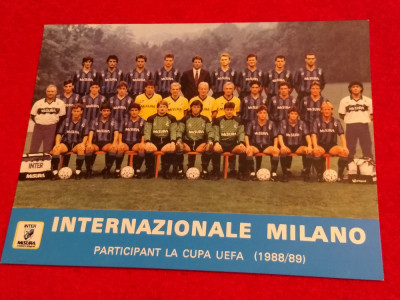 Foto echipa fotbal - INTERNAZIONALE MILANO (sezonul 1988/1989) foto