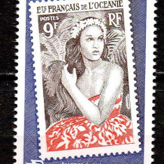 POLINEZIA FRANCEZA 2009, Timbru pe timbru, serie neuzata, MNH