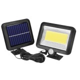 Lumina cu incarcare solara, 100 led cu 1 grila pe inductie, montaj pe perete, flippy