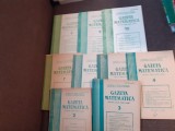 GAZETA MATEMATICA NR 2,3,4,5,6,7,8,9,10 -1986 9 NUMERE