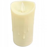 Candela lumanare plastic ceara scursa LED care palpaie 5X7cm 6147-1 CCN40835