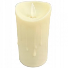 Candela lumanare plastic ceara scursa LED care palpaie 5X7cm 6147-1 CCN40835 foto