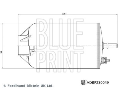 BLUE PRINT ADBP230049 filtru combustibil foto
