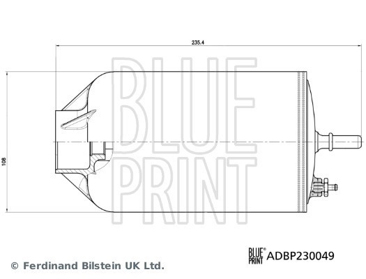 BLUE PRINT ADBP230049 filtru combustibil