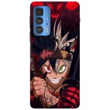 Husa compatibila cu Motorola Moto G22 model Asta and Liebe Black Clover, Silicon, TPU, Viceversa, Transparent, Carcasa
