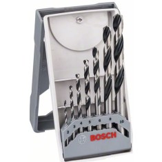 Set burghie spirale HSS Bosch PointTeQ X-Line 7 piese