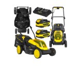 Masina de tuns iarba cu acumulator, 38 cm, 2x4.0 Ah, 20 V, CoreX, John Gardener G80686