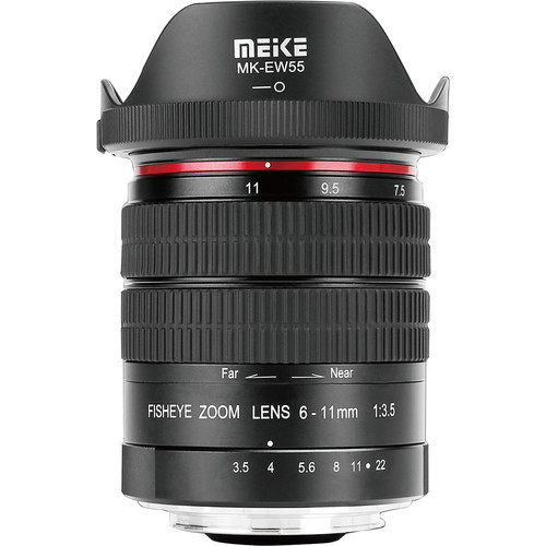 Obiectiv Manual Meike MK-6-11mm f/3.5 Fisheye Zoom pentru Nikon 1 DESIGILAT