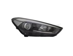 Far HYUNDAI TUCSON (TL), 09.2015-06.2018, partea dreapta, TYC, cu &amp;quot;lumina timp de zi&amp;quot; tip LED; H7+H7+H7+PY21W; electric; cu motor; halogen;