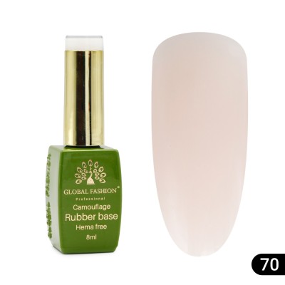 Bază de unghii Camouflage, fără Hema, 8 ml 70 foto