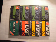 LOT de 8 casete audio BASF normale de 60 minute foto